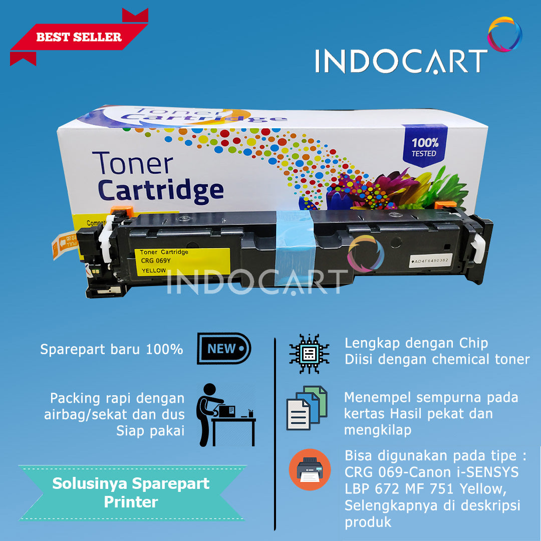 Toner Cartridge Compatible CRG 069-Canon i-SENSYS LBP 672 673 674 MF 751 752 753 754 755