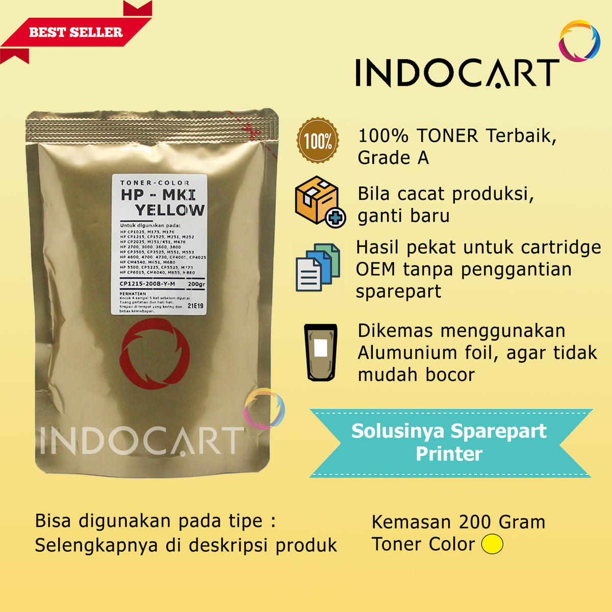 Serbuk Toner Warna Mitsubishi-CRG 418 NPG-67-Canon MF729 MF8350 IR ADV C3320 C3325 (200gr-500gr)