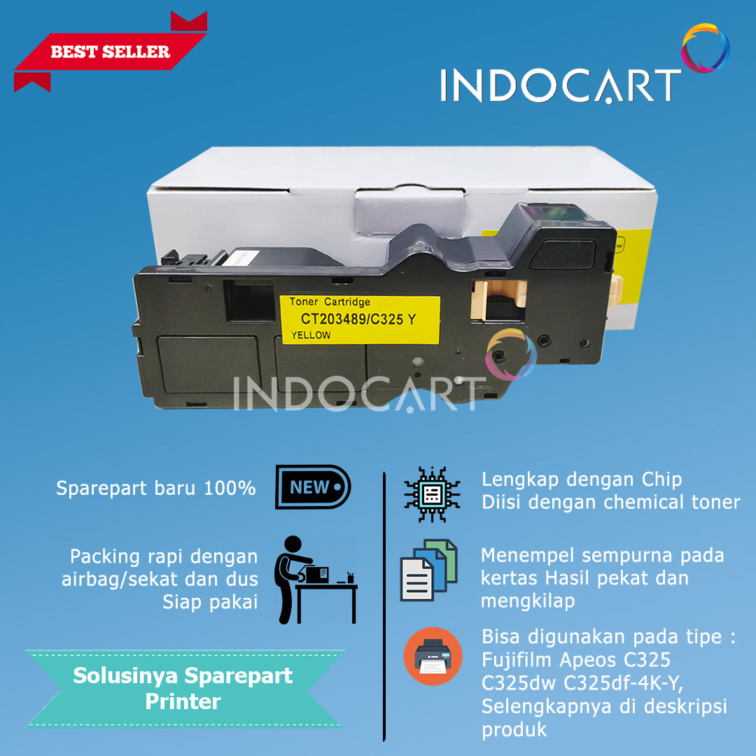 Toner Cartridge Compatible CT203486 CT203487 CT203488 CT203489-Fujifilm Apeos C325 C325dw C325df