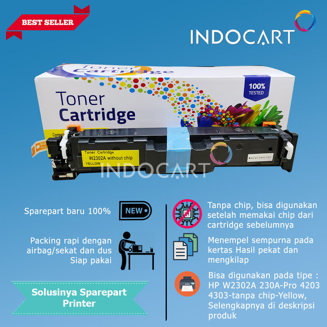 Toner Cartridge Compatible W2300A W2301A W2302A W2303A 230A-HP CLJ Pro 4203 MFP 4303