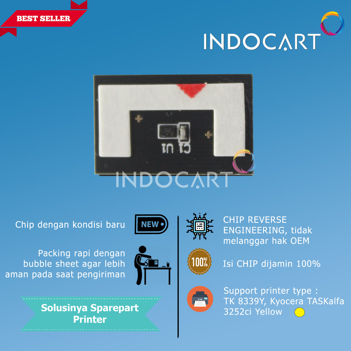 Chip TK8339 TK-8339K-8339C-8339M-8339Y-TASKalfa 3252ci