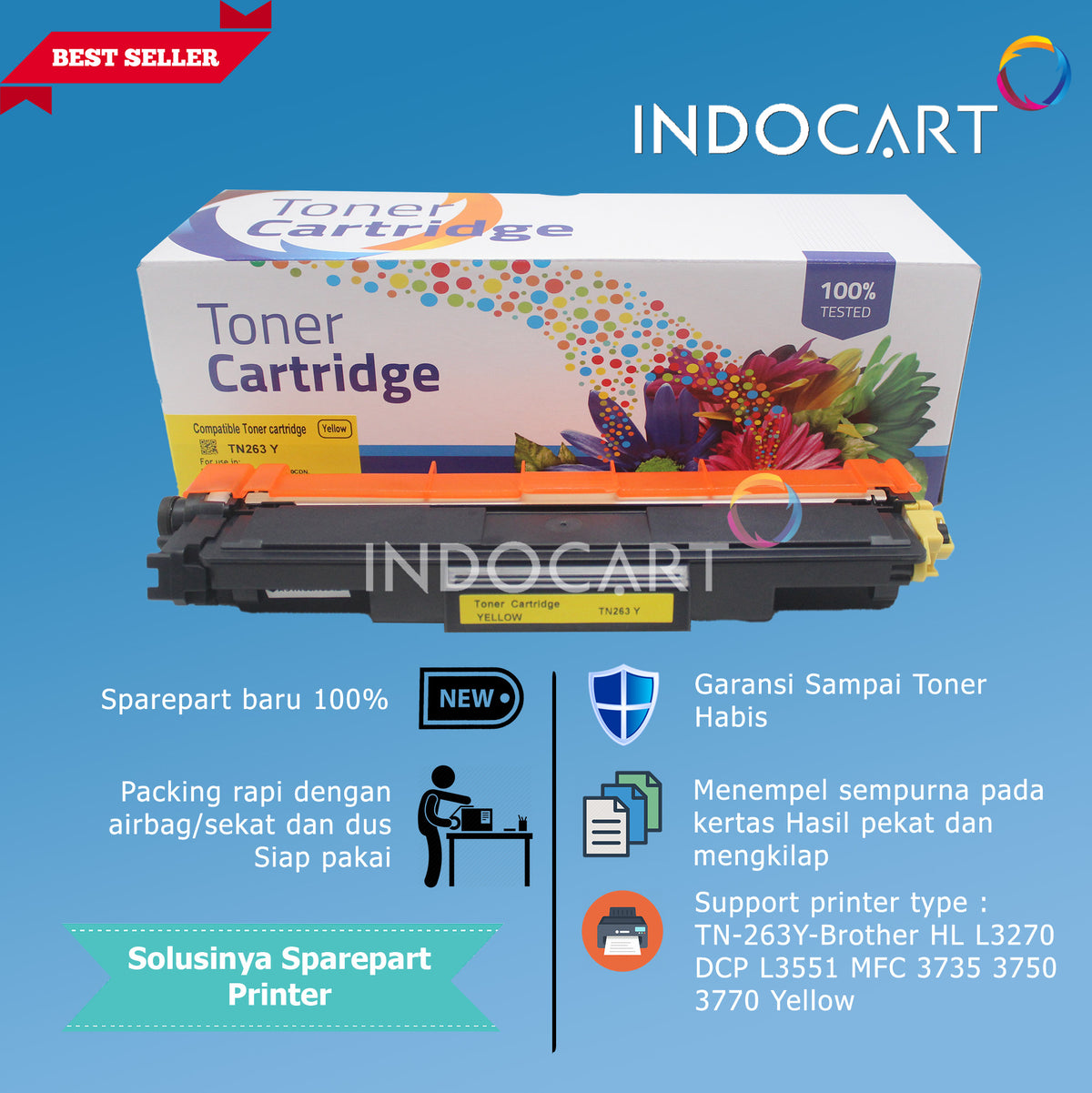 Toner Cartridge Compatible TN-263-HL L3270 DCP L3551 MFC 3735 3750 3770