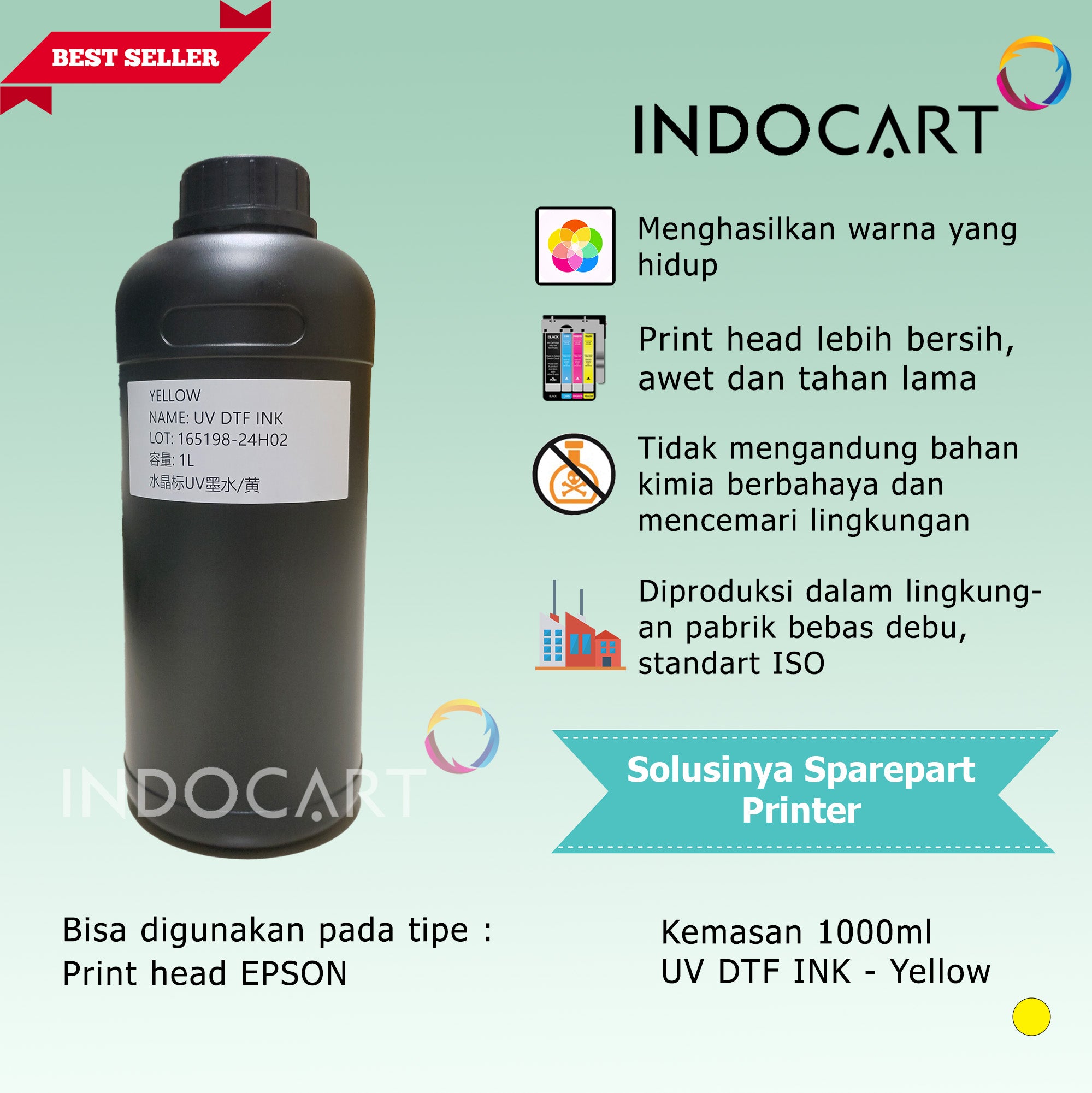 Tinta UV DTF Epson Direct Transfer Film Premium Ink-1Kg