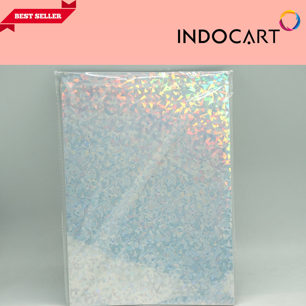 IndoCart Sticker Holographic Diamond-A4-20s