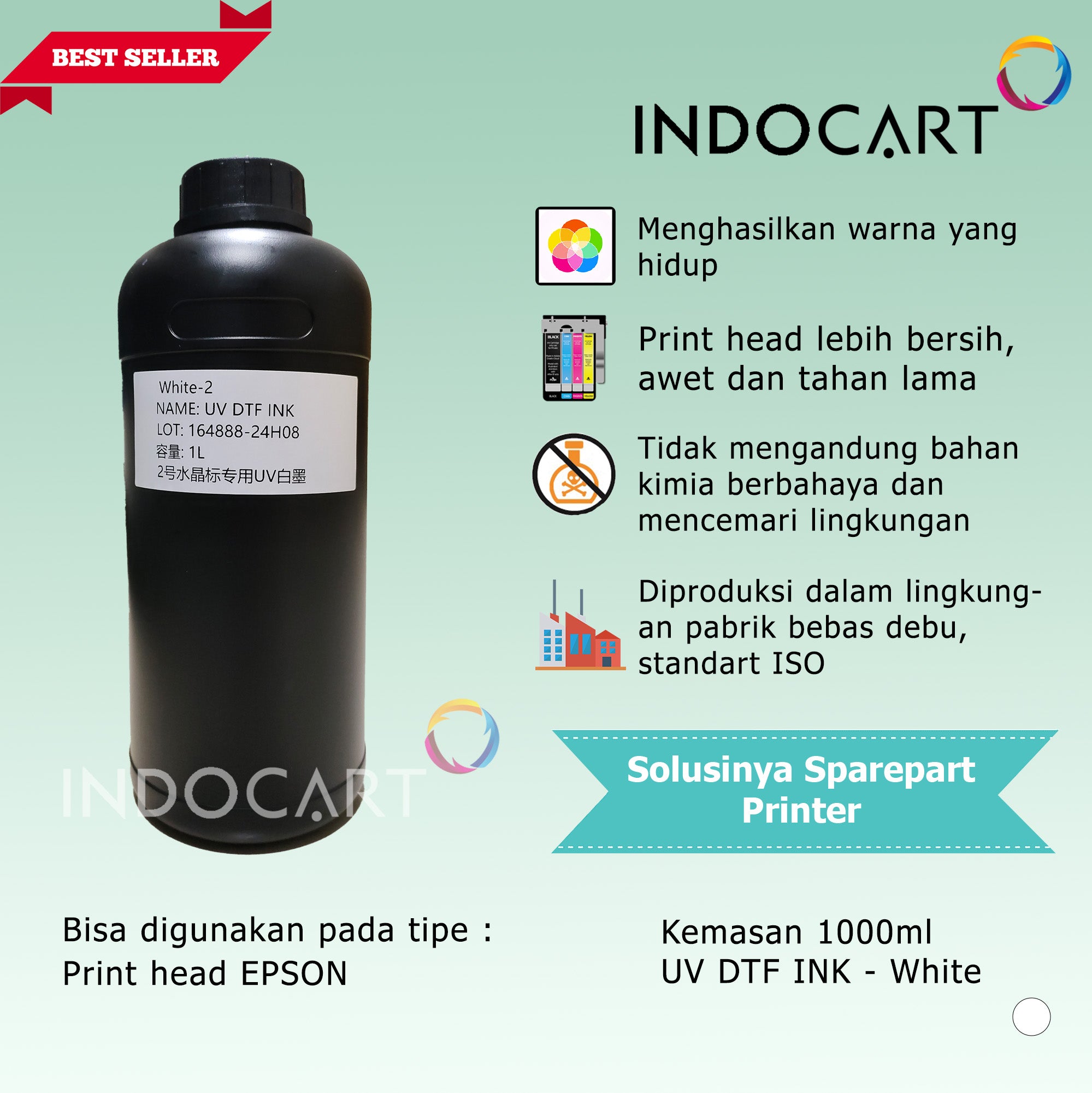 Tinta UV DTF Epson Direct Transfer Film Premium Ink-1Kg