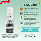 IndoCart Tinta Refill Canon GI71 G1020 G2020 G3020-Dye-70ml-no box