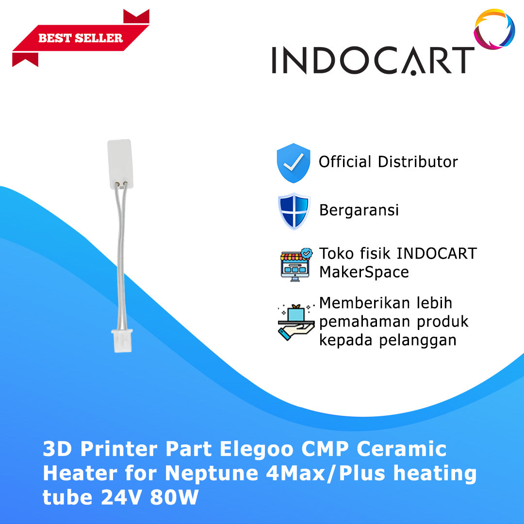 3D Printer Parts Elegoo Compatible Ceramic Heater/Plus-Heating Tube 24V 80W Elegoo Neptune 4Max