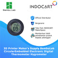 3D Printer Modeling Maker's Supply BambuLab Circular Embedded Electronic Digital Thermometer Hygrometer