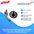 3D Printer Parts BambuLab CMP Hardened Steel Extruder Gear Black CNC POM Nano Coated BambuLab A1 Mini