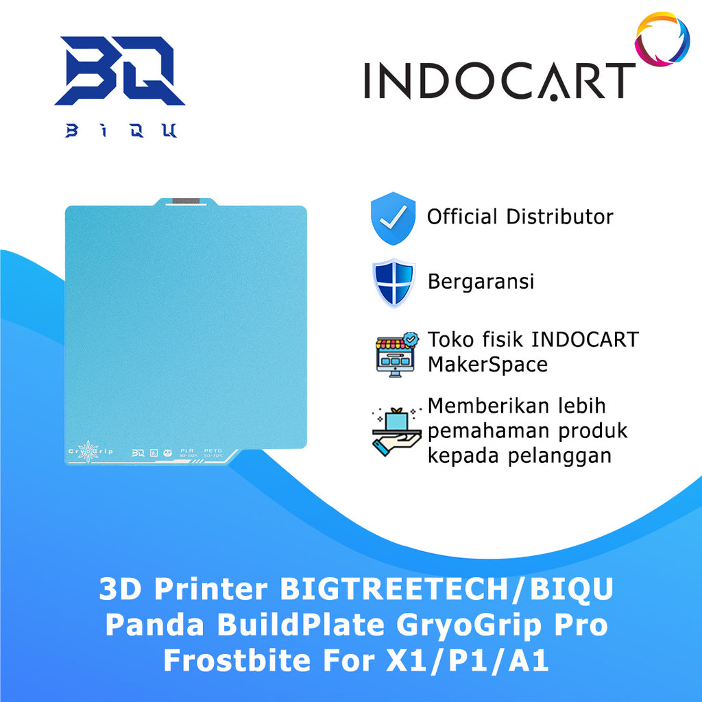 3D Printer Parts BigTreeTech /BIQU Panda BuildPlate GryoGrip Pro Frostbite BambuLab X1/P1/A1