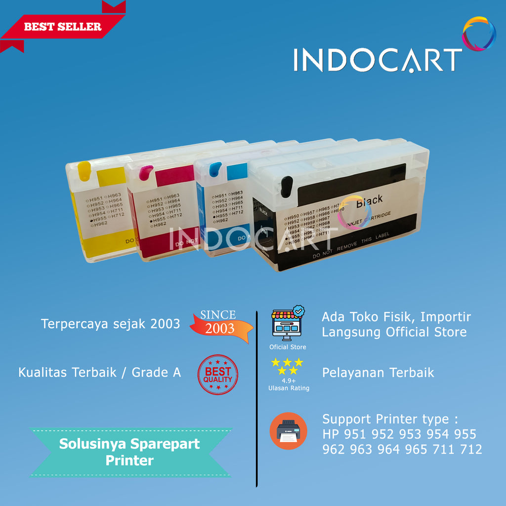 Ink CISS Refillable Cartridge HP 950XL 951XL 952XL 953XL 954XL 955XL 956XL 957XL 958XL 959XL 960XL
