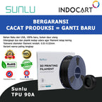 3D Printer Filament SUNLU TPU 90A High and Foldable Wear Resistance 1.75mm 1Kg