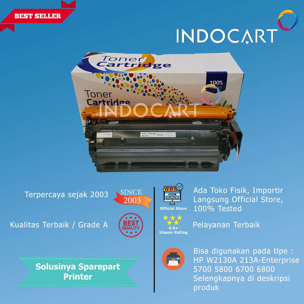 Toner Cartridge Compatible W2130A W2131A W2132A W2133A 213A-HP CLJ Enterprise 5700 5800 6700 6800
