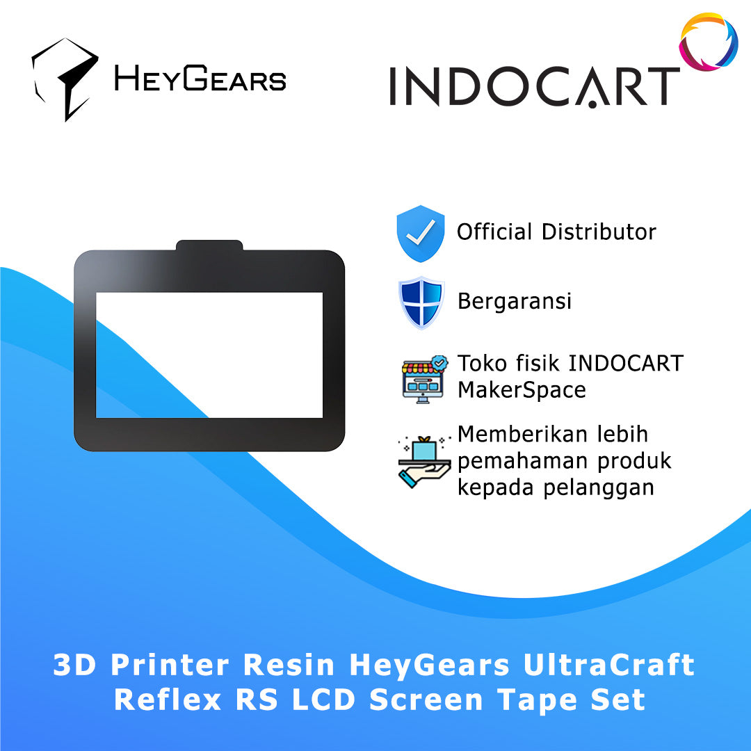 3D Printer Resin HeyGears UltraCraft Reflex RS LCD Screen Tape Set