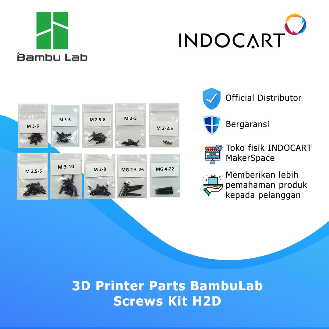 3D Printer Parts BambuLab Screws Kit BambuLab H2D