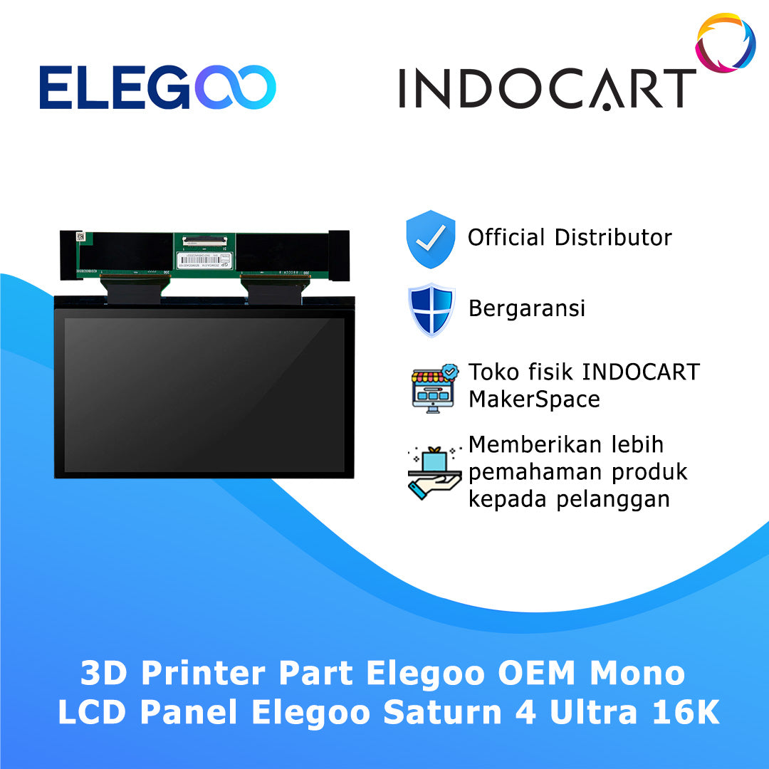 3D Printer Parts Elegoo OEM Mono LCD Panel 10-inch Elegoo Saturn 4 Ultra 16K