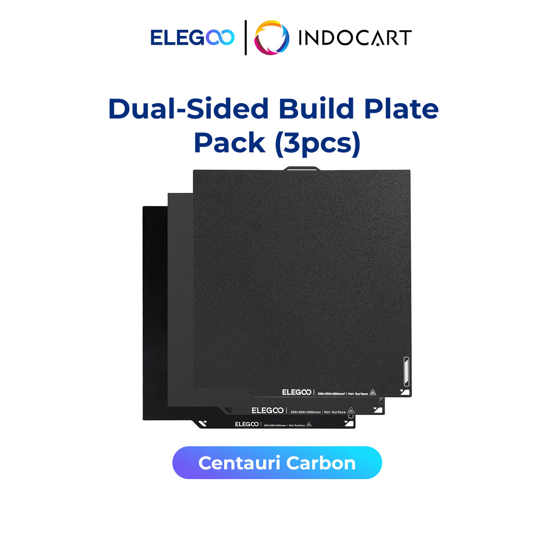 3D Printer Parts Elegoo OEM Dual-Sided Build Plate Pack 3 Pcs Elegoo Centauri Carbon