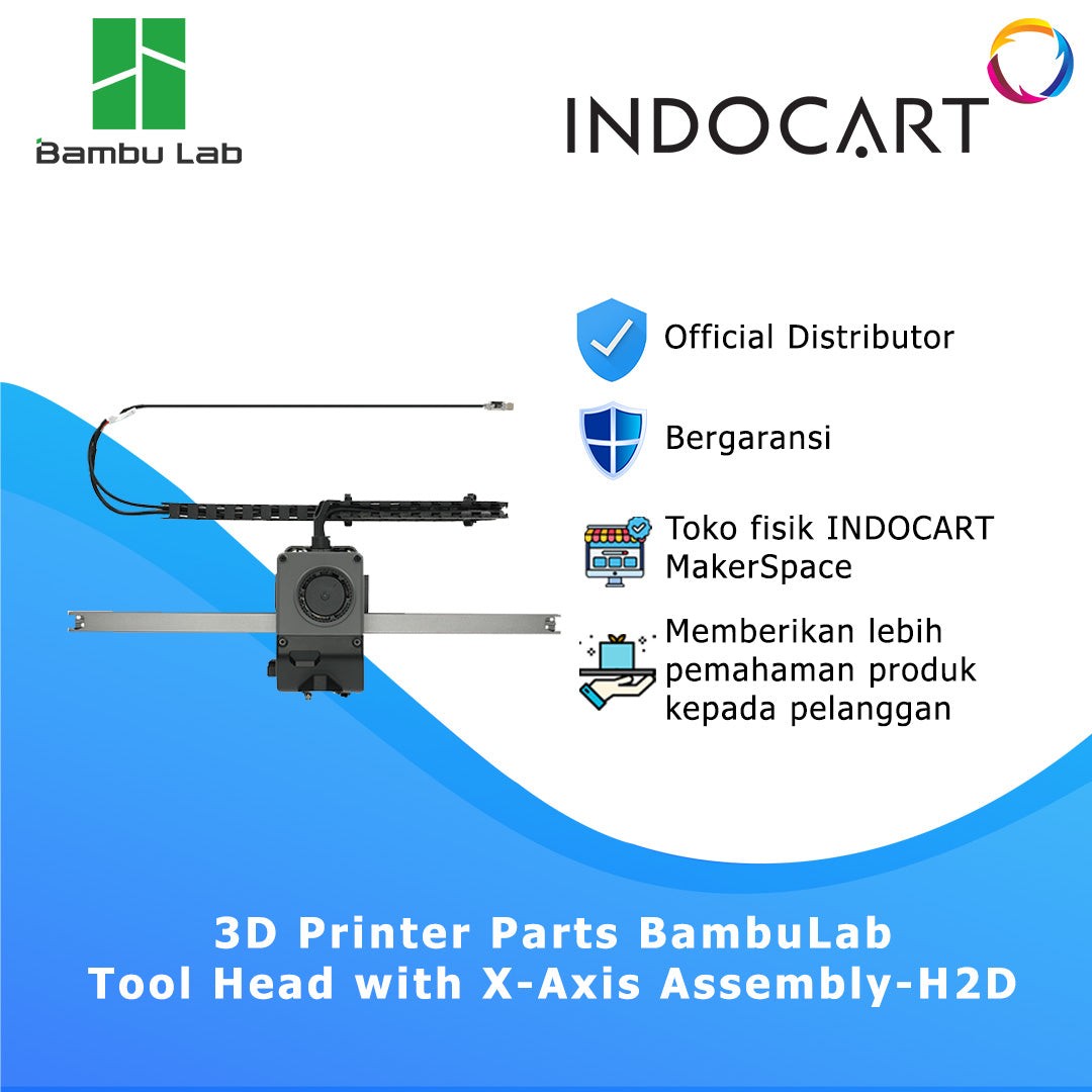 3D Printer Parts BambuLab  H2D Tool Head with X Axis Assembly H2D Series
