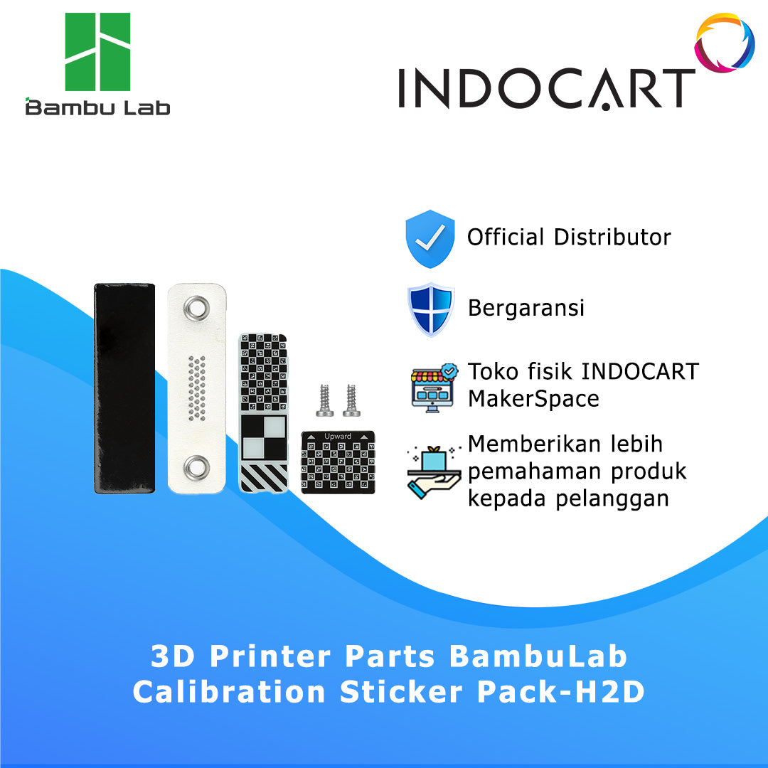 3D Printer Parts BambuLab Calibration Sticker Pack BambuLab H2D