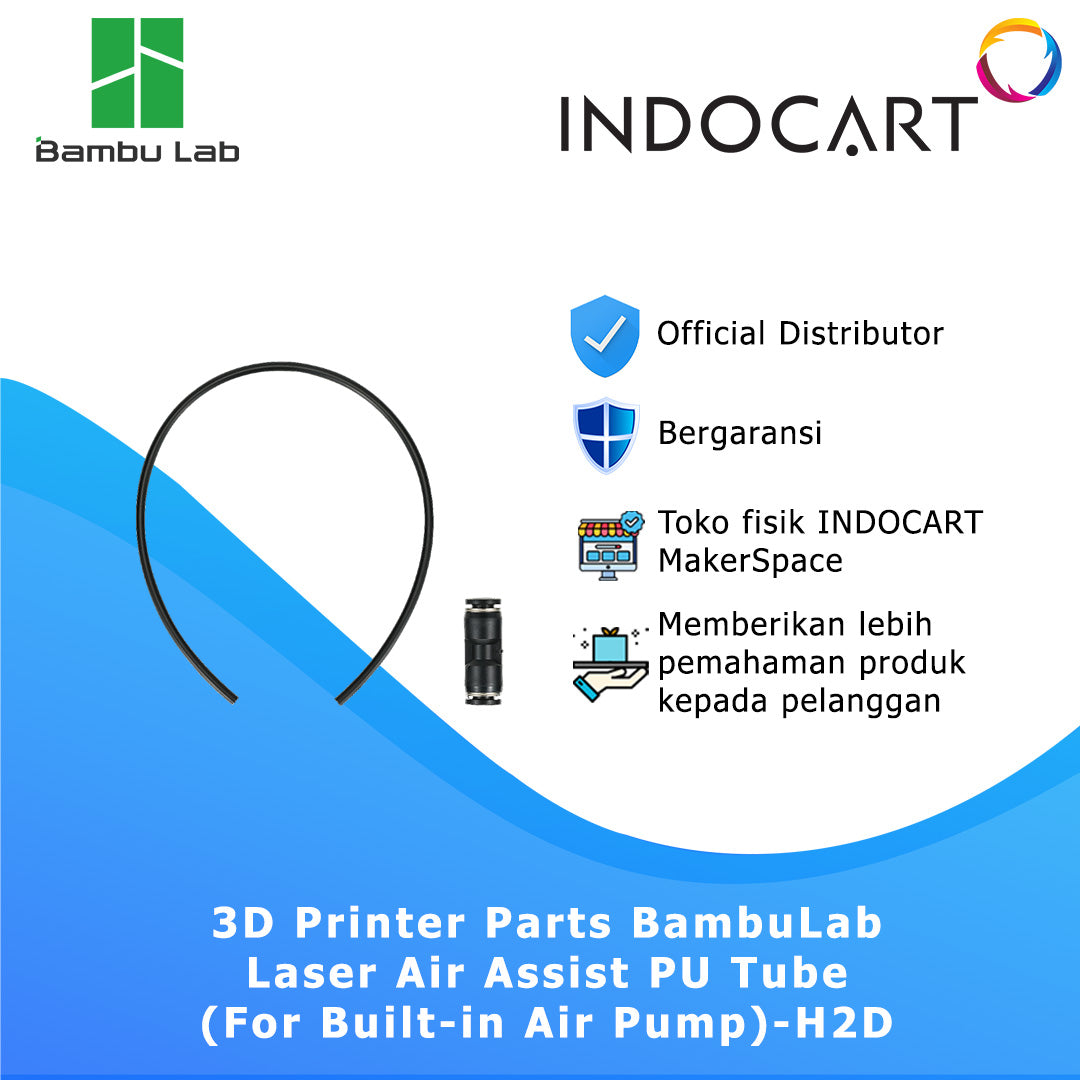3D Printer Parts BambuLab Laser Air Assist PU Tube BambuLab Built in Air Pump BambuLab H2D