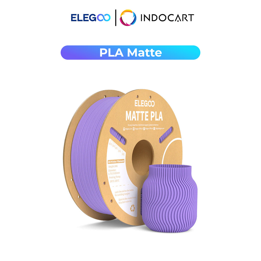 3D Printer Filament Elegoo PLA Matte Colored 1.75mm 1Kg
