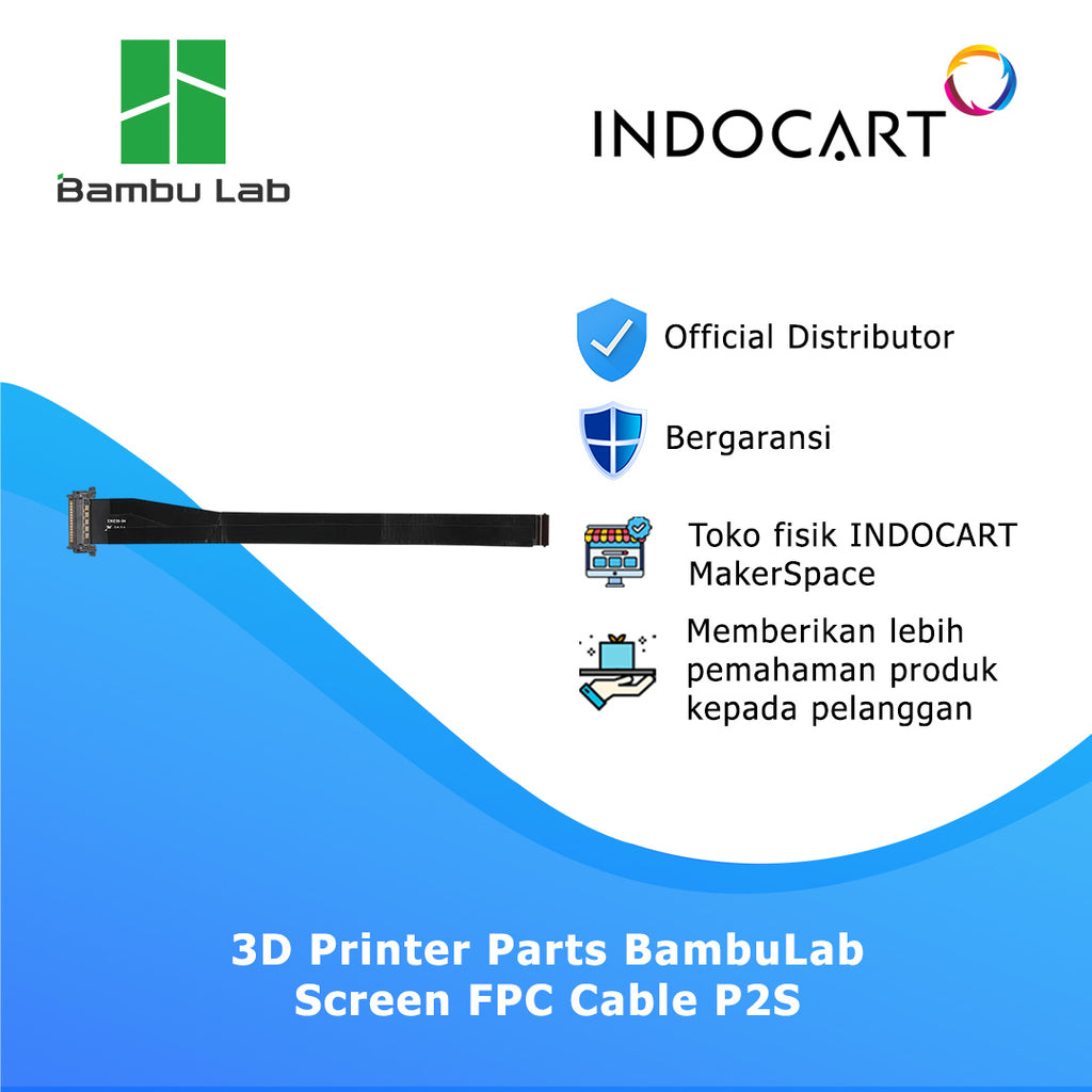 3D Printer Parts BambuLab Screen FPC Cable BambuLab P2S