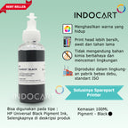 IndoCart Tinta Refill Printer HP-Pigment Ink-Black-100ml
