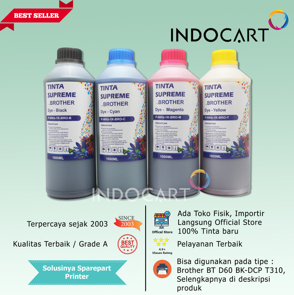 Tinta Refill Printer-1kg Supreme-Dye Color