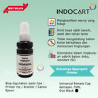 IndoCart Tinta Refill Universal Printer Dye base 70ml Male Cap