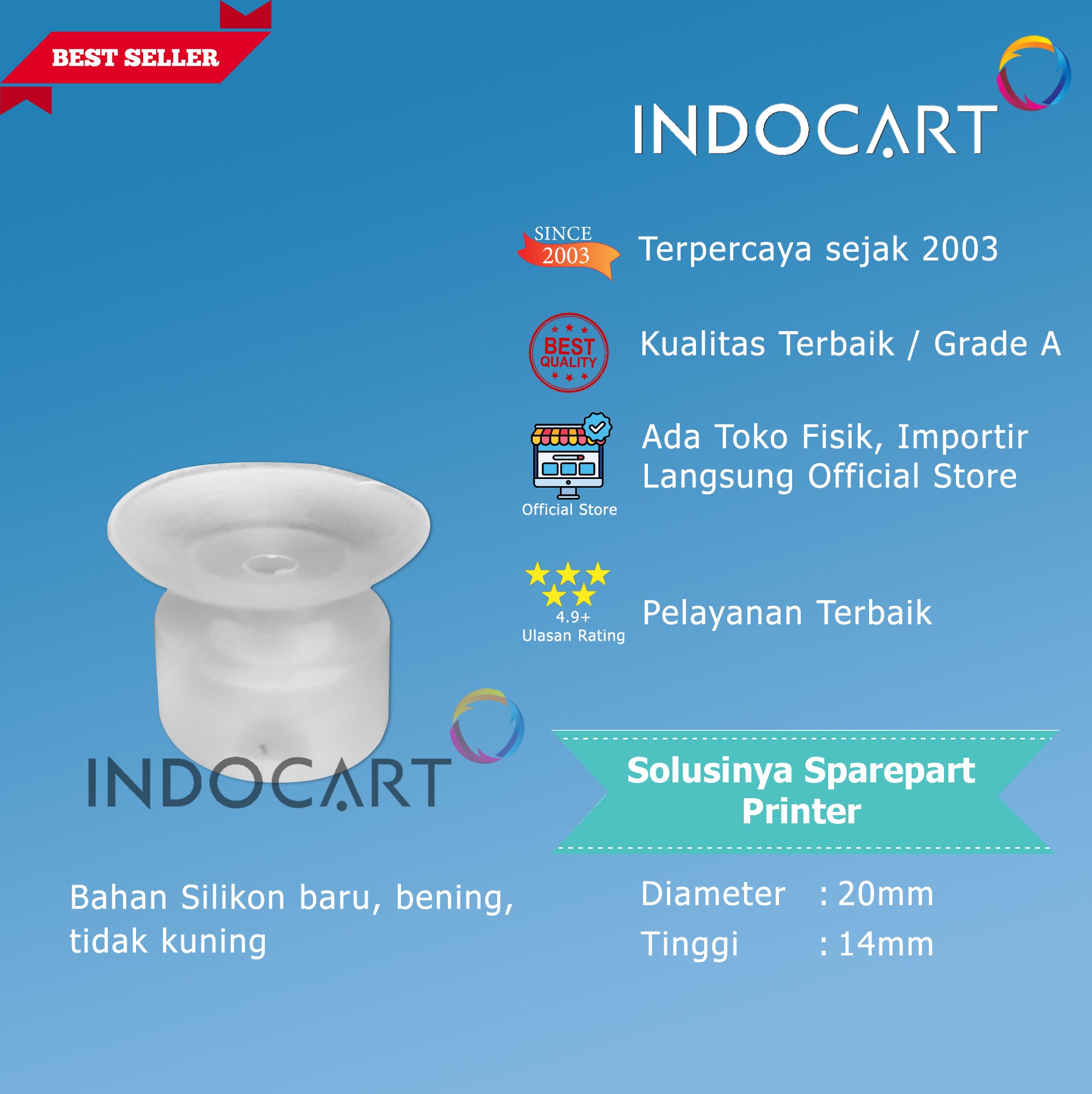 Industrial Silicone Vacuum Suction Cup-sedot nozzle head