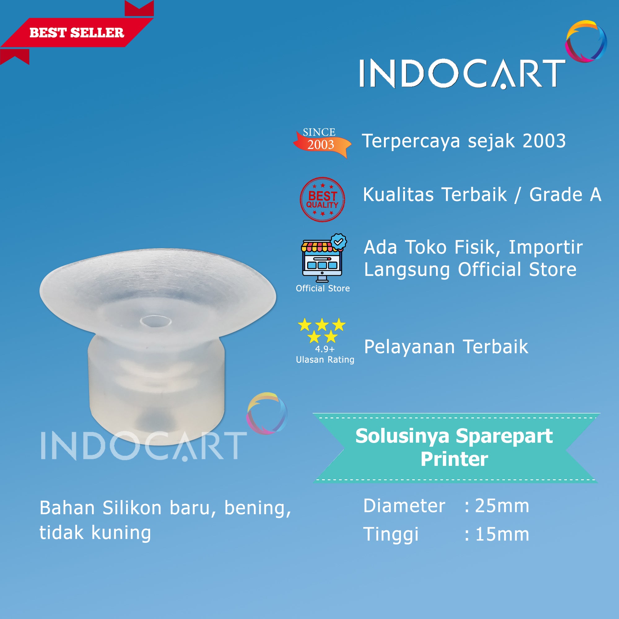 Industrial Silicone Vacuum Suction Cup-sedot nozzle head
