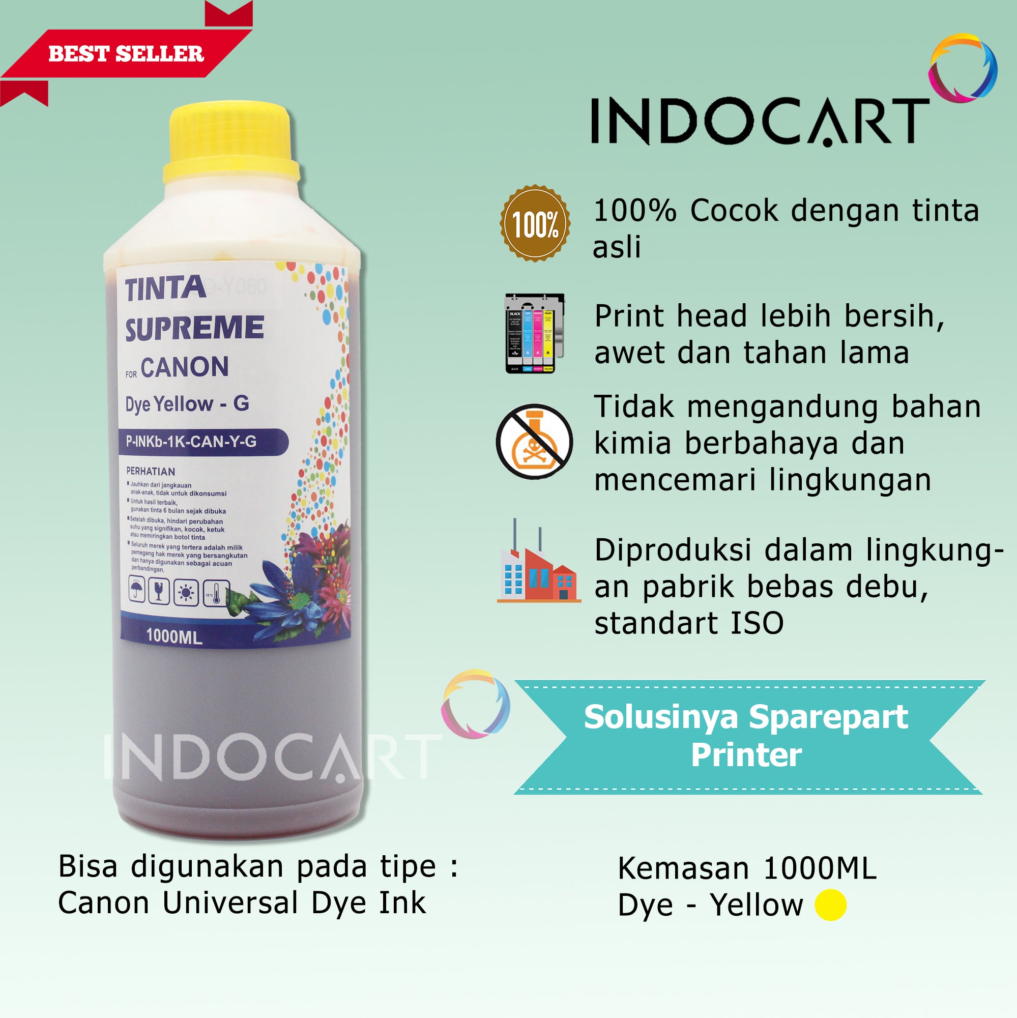 Tinta Refill Printer Canon-1kg Supreme-Dye