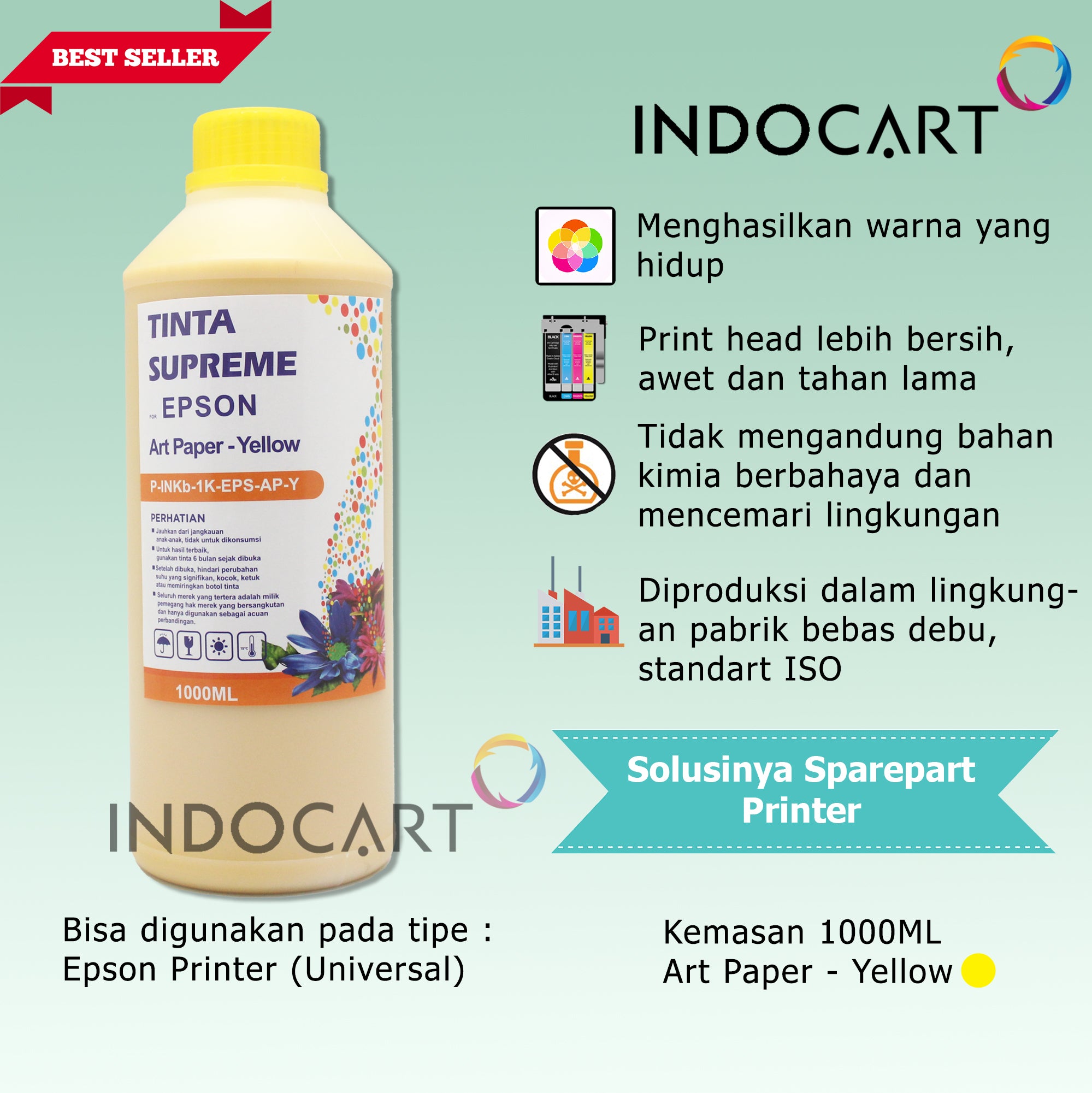 IndoCart Tinta Refill Printer Epson-Art Paper Ink-1kg