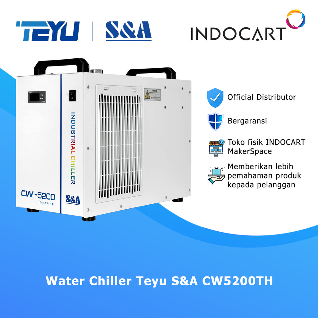 Original Industrial Water Chiller S&A TeYu CW5200 1430W for Co2 Laser Engraving Cutting Machine