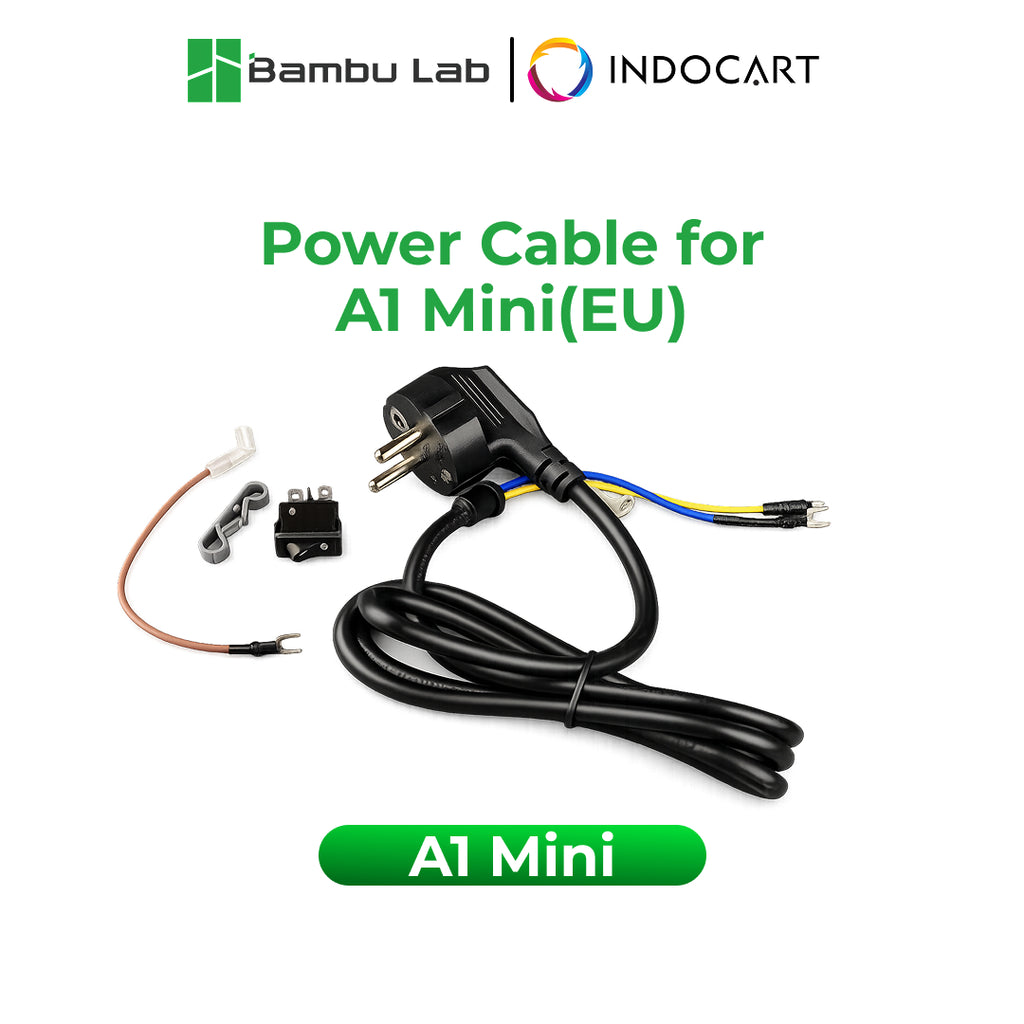 3D Printer Parts BambuLab Bambu Power Cable BambuLab A1 Mini(EU)