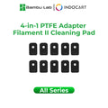 3D Printer Parts BambuLab 4 in 1 PTFE Adapter Filament II Cleaning Pad BambuLab H2S/H2D/X1/P1/A1 Series