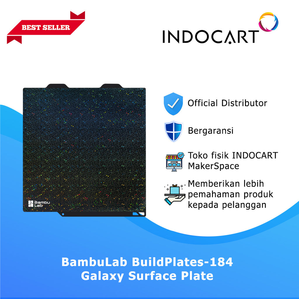 3D Printer Parts BambuLab BuildPlates Sheet 184x184mm with 3D Effect Sheet BambuLab A1 Mini