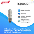 3D Printer Parts Creality Compatible Plated Copper CHT High Flow Nozzle Creality K1/K1 Max
