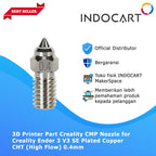 3D Printer Parts Creality Compatible Plated Copper CHT High Flow Nozzle Creality Ender 3 V3 SE