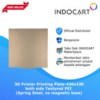 3D Printer Parts BambuLab Printing Plate Both Side Textured PEI (Spring Steel, No Magnetic Base) A1 Mini,A1,P1S,P2S,X1C,X1E