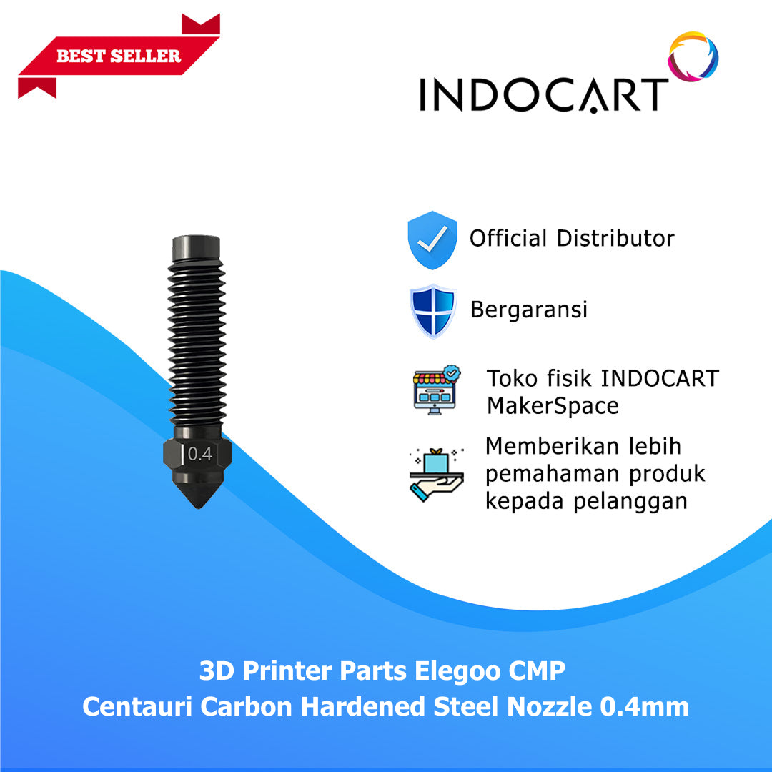 3D Printer Parts Elegoo CMP Hardened Steel Nozzle Elegoo Centauri Carbon