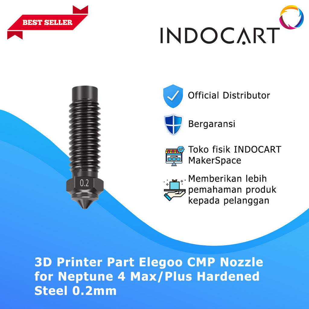 3D Printer Parts Elegoo Compatible Hardened Steel Nozzle Elegoo Neptune 4 Max/Plus