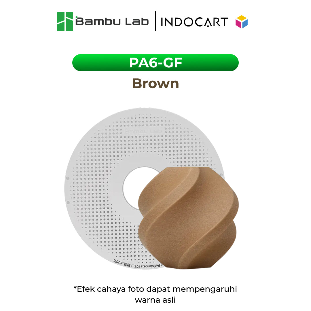 3D Printer Filament BambuLab PA6 GF Glass Fiber Reinforced Nylon 1.75mm 1Kg