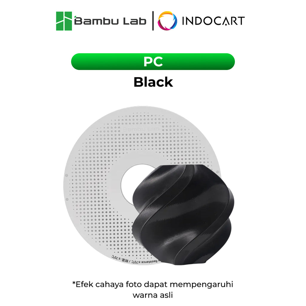 3D Printer Filament BambuLab PC Polycarbonated High Impact Strength and Durability Filament 1.75mm 1Kg