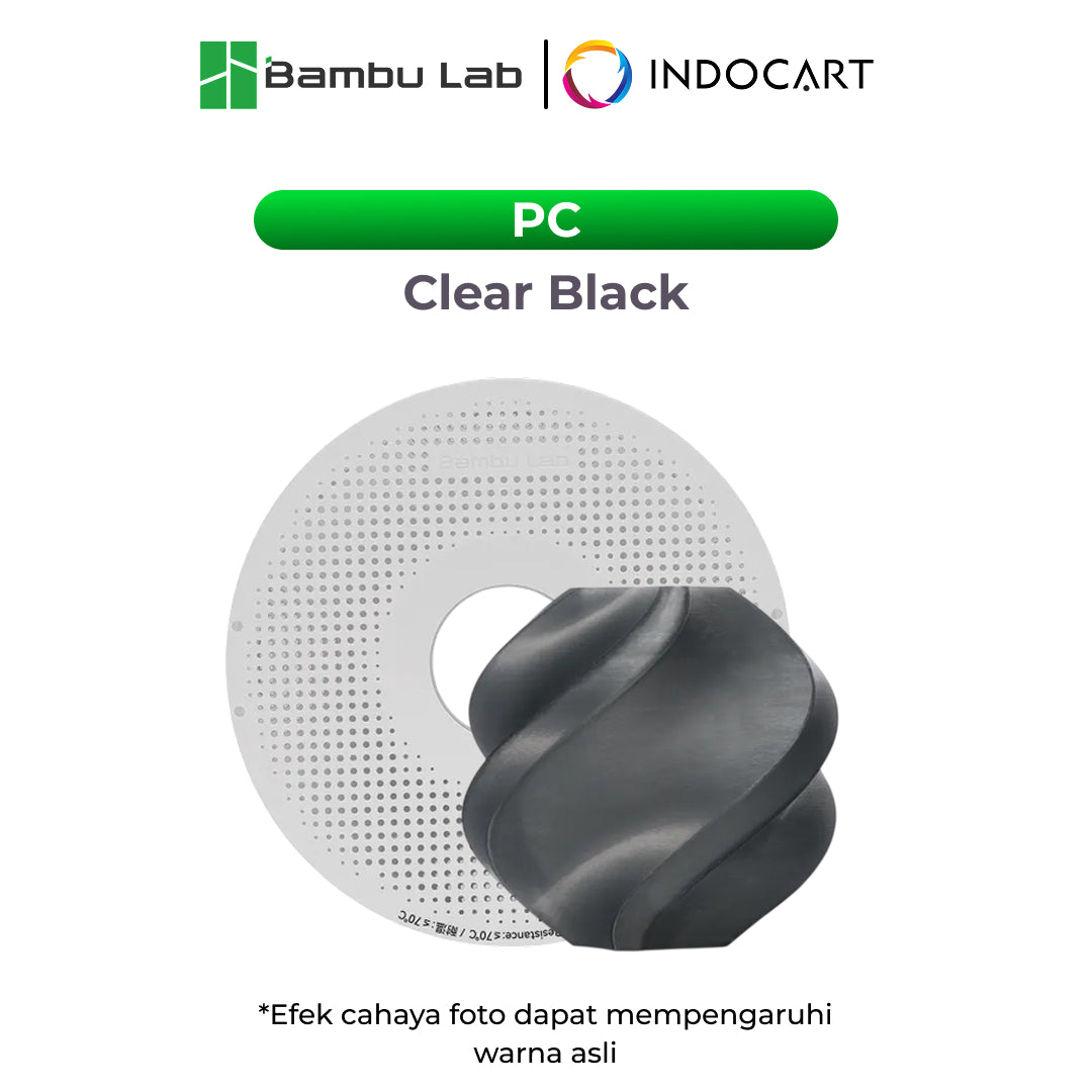3D Printer Filament BambuLab PC Polycarbonated High Impact Strength and Durability Filament 1.75mm 1Kg