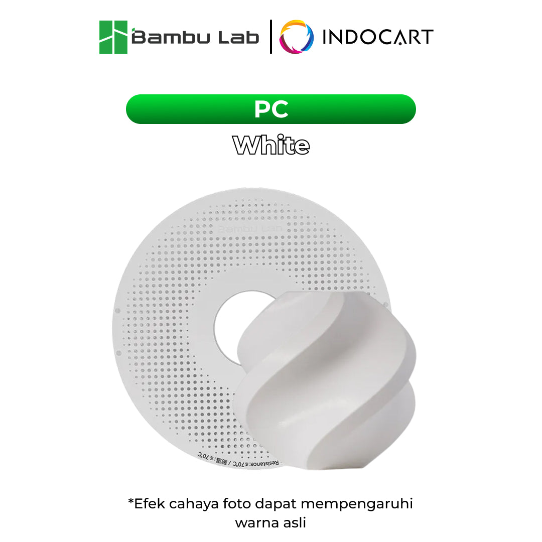 3D Printer Filament BambuLab PC Polycarbonated High Impact Strength and Durability Filament 1.75mm 1Kg