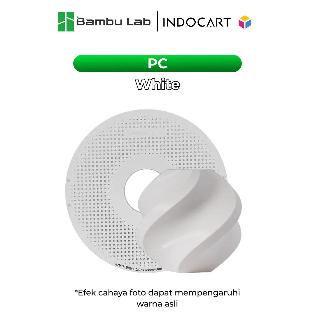 3D Printer Filament BambuLab PC Polycarbonated High Impact Strength and Durability Filament 1.75mm 1Kg