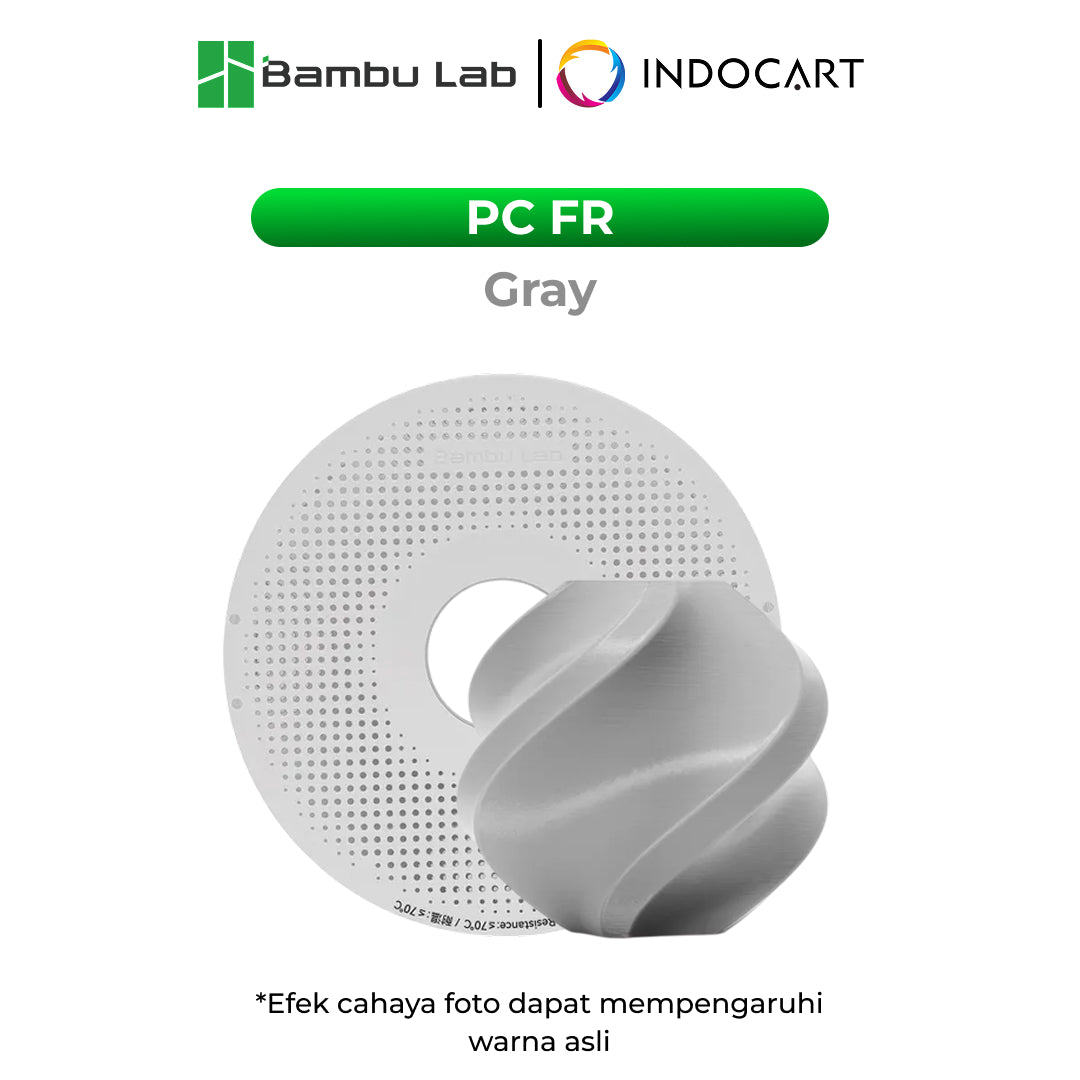 3D Printer Filament BambuLab PC FR High Performance Polycarbonate Flame Retardant Filament 1.75mm 1Kg