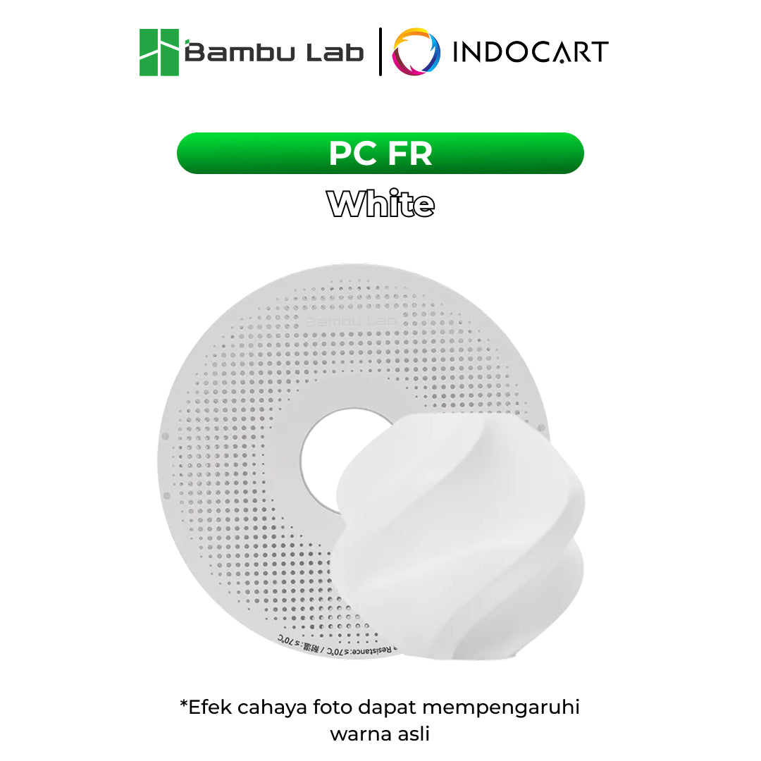 3D Printer Filament BambuLab PC FR High Performance Polycarbonate Flame Retardant Filament 1.75mm 1Kg