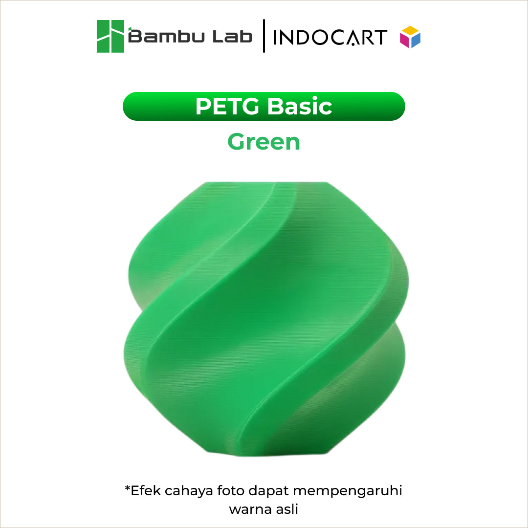 3D Printer Filament Bambulab PETG Basic Upgraded Resistance To UV and Temperature 1.75mm 1kg